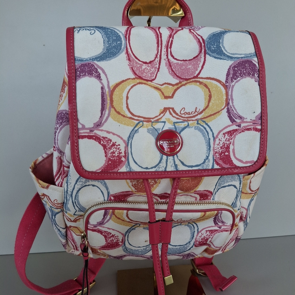 Coach Multicolor Backpack - Picture 3 of 15